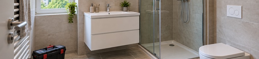 Završna montaža i priključivanje opreme tijekom adaptacije stana 95–105 m² u Zagrebu