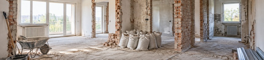 Rušenje i demontaža tijekom adaptacije stana 95–105 m² u Zagrebu
